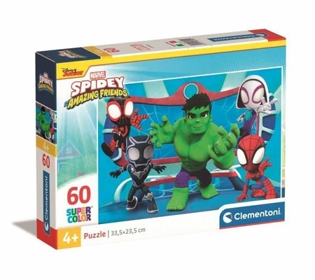 Clementoni Puzzle 60el Marvel Spiday and His Amazing Friends 26595