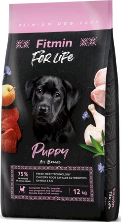 Fitmin Dog For Life Puppy sucha karma dla szczeniąt 12kg