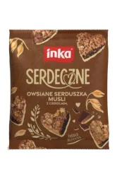 Inka Owsiane serduszka musli z czekoladą 50g