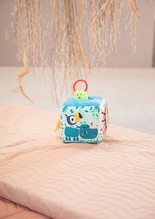 LILLIPUTIENS Kostka dźwiękowa wielofunkcyjna Dżungla 9 m+