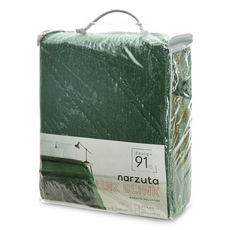 NARZUTA D91 LUIZ 200 X 220 CM ZIELONY