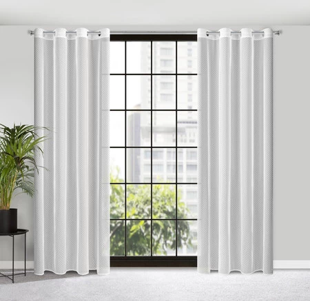 FIRANA GOTOWA JULITA 140 X 250 CM BIAŁY