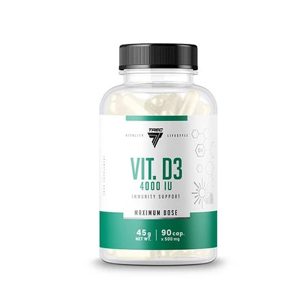 Trec Vitality Vitamina D3 4000 IU - 90 kaps.