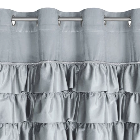 ZASŁONA GOTOWA SAMI 140 X 250 CM SREBRNY