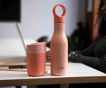 JJ - Butelka termiczna stalowa 500ml Loop™, koralo