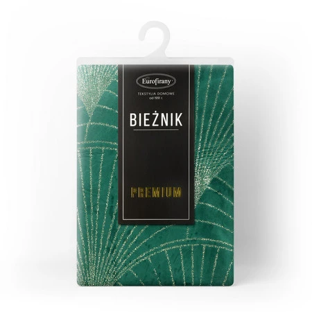 OBRUS BLINK 14 35 X 140 CM CIEMNOZIELONY