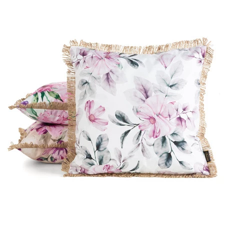 Poszewka Garden 45 x 45 cm, Biały