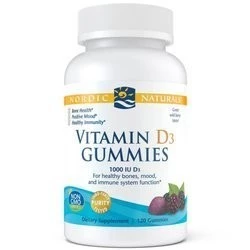 Vitamin D3 Gummies 1000 IU (120 żelek)