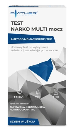 TEST diagnostyczny NARKO MULTI mocz 1 szt. - wyrób medyczny