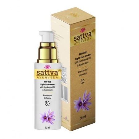 Sattva - Pro-age krem na noc z olejkiem kumkumadi 50ml