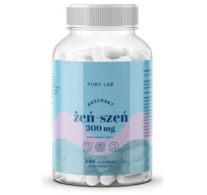 Pure Lab Ekstrakt z żeń-szenia 300 mg, 240 kaps