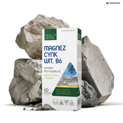 Medica Herbs Magnez + Cynk + Witamina B6 na wsparcie odporności  60 kaps.