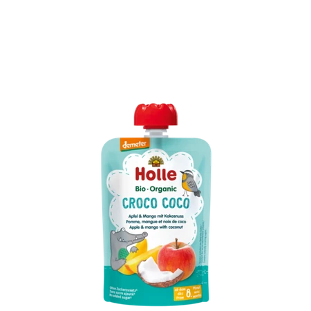 Holle Mus Kokosowy Krokodyl 100g