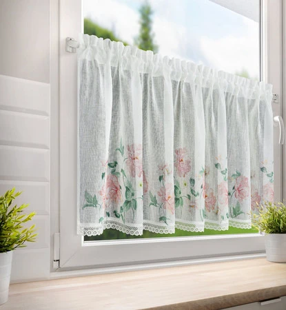 FIRANA GOTOWA ASTEJA NA TAŚMIE 150 X 60 CM BIAŁY