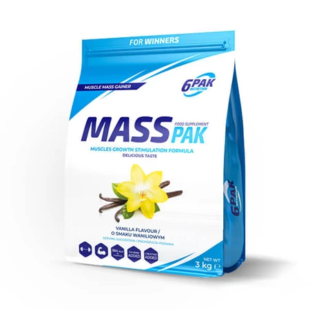 6PAK MASS PAK 3000g VANILLA