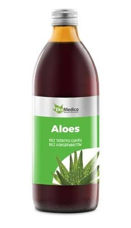 EkaMedica Aloes sok 99,8% z miąższem - 1000 ml