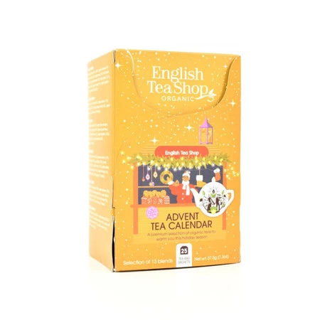 English Tea Shop, Złoty kalendarz adwentowy z herbatami, 25 saszetek