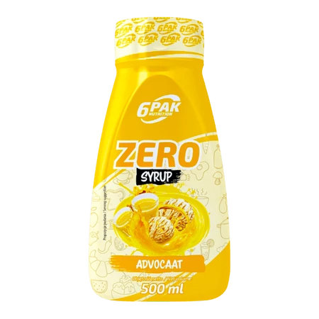 6PAK Syrop ZERO 500ml smak advocat