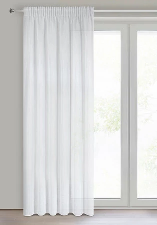 FIRANA GOTOWA VIOLA NA TAŚMIE 140 X 270 CM BIAŁY