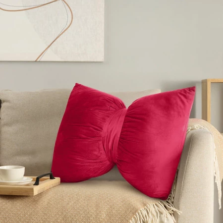 POSZEWKA KOKARDA 45 X 55 CM BORDOWY