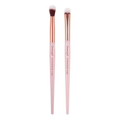 Mineral Pink pędzel do aplikacji i blendowania cieni 2szt