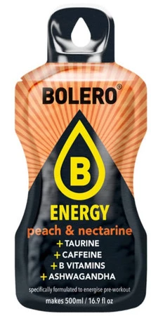 Bolero Energy Brzoskwinia i Nektarynka 14g napój ze stewią w proszku bez cukru