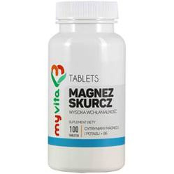 Myvita Magnez Skurcz 100 tabl.