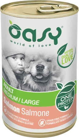 OASY Dog OAP Adult Medium / Large Salmon Łosoś 400g