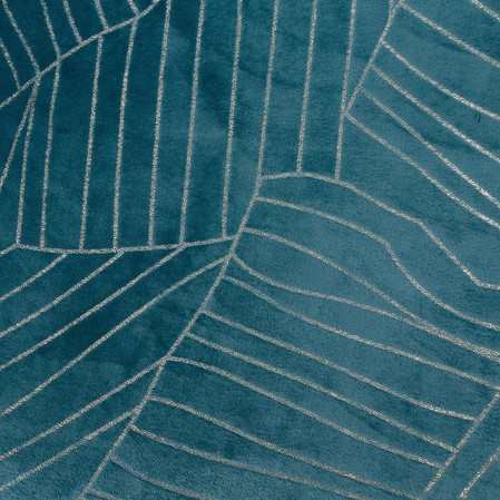 KOC LUNA 2 150 X 200 CM TURKUSOWY