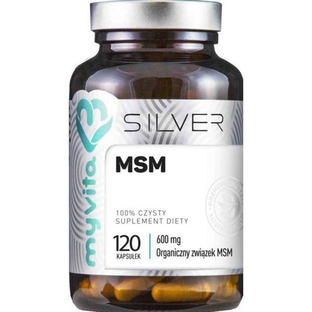 Myvita Silver Msm 100% 120 K Wsparcie  Dla Stawów