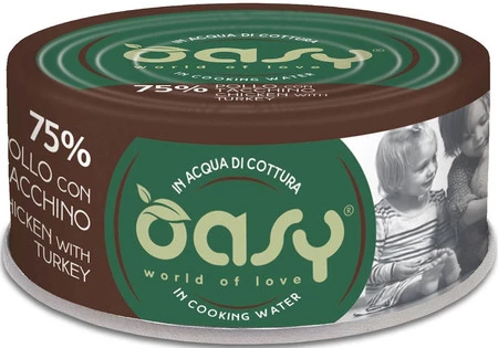 OASY Cat More Love Chicken Turkey Kurczak Indyk 70g
