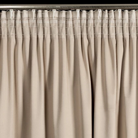 ZASŁONA GOTOWA CARLI NA TAŚMIE 140 X 270 CM BEŻOWY