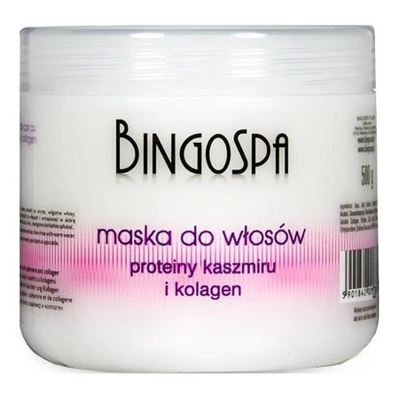 Bingospa Maska do włosów Kaszmir Proteiny 500 G