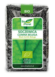 SOCZEWICA CZARNA BELUGA BIO 500 g - BIO PLANET