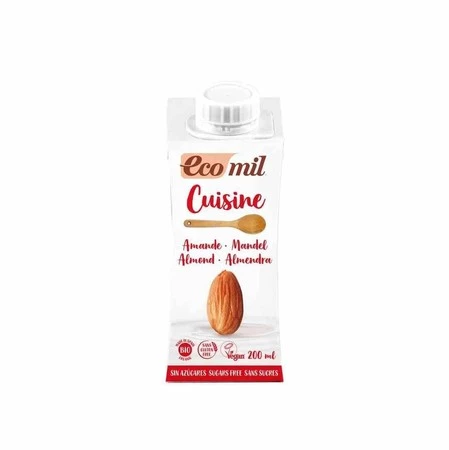 EcoMil − Krem do gotowania z migdałów bezgl. BIO − 200 ml