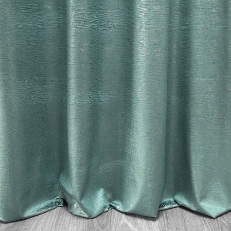ZASŁONA GOTOWA MABEL 140 X 250 CM TURKUSOWY