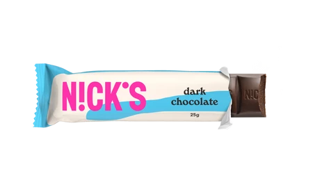 Zestaw 6x N!CK'S Nicks Baton Dark Chocolate bez cukru 25g
