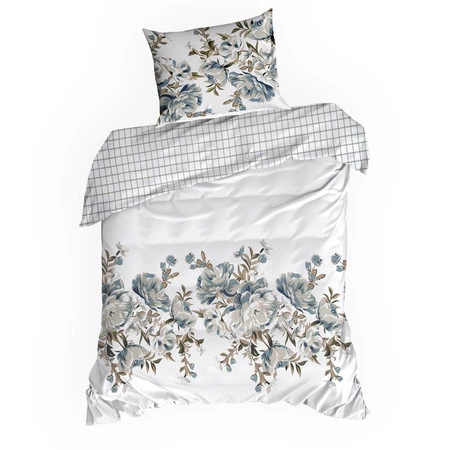 Komplet pościeli satynowej Spring 40, 220 x 200 cm, Biały