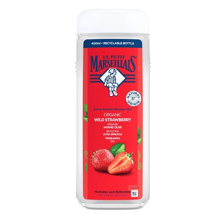 Le Petit Marseillais – Truskawka, Żel pod prysznic – 400 ml