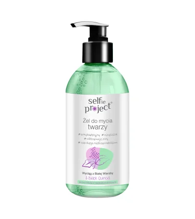 Selfie Project - Żel do mycia twarzy, biała wierzba - 250ml