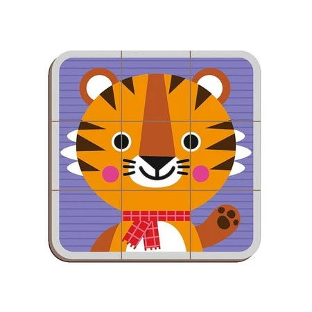 Janod Magnetyczna układanka Puzzle zwierzątka Magnetibook