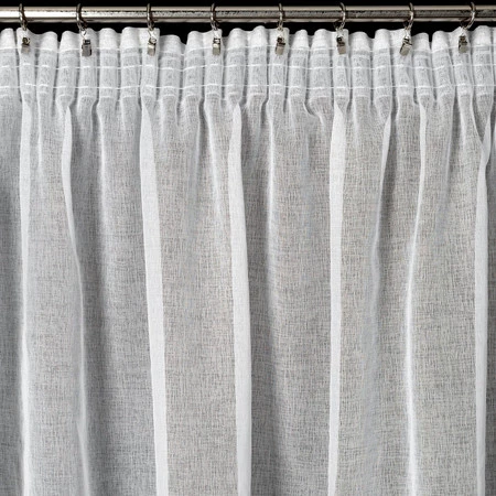 FIRANA GOTOWA LUCILA NA TAŚMIE 140 X 270 CM BIAŁY