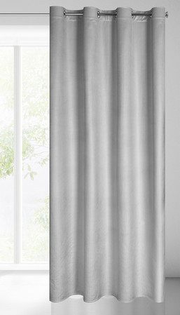 ZASŁONA GOTOWA DARCY 140 X 250 CM SREBRNY