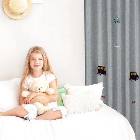 ZASŁONA GOTOWA ALVIN 140 X 250 CM SREBRNY