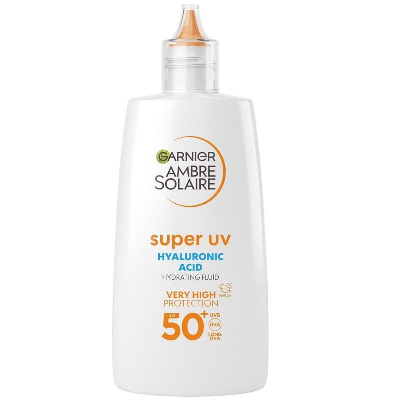 Ambre Solaire Super UV fluid ochronny do twarzy przeciw przebarwieniom SPF50+ 40ml - Nabea.pl
