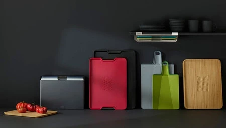 Joseph Joseph Deska Chop2Pot Plus Large szara