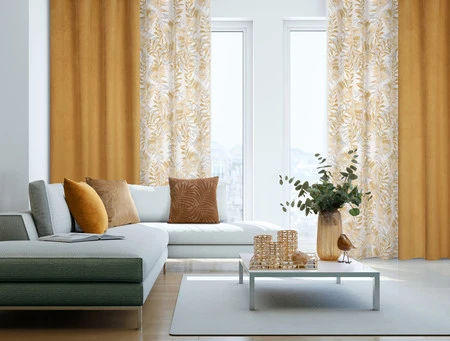 ZASŁONA GOTOWA LILI 140 X 250 CM ŻÓŁTY