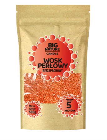 Big Nature Wosk Perłowy Koralowy 500g
