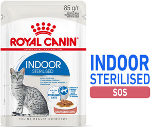 ROYAL CANIN Indoor Sterilised w sosie 85g