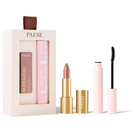 Cheeky Nude Look zestaw tusz do rzęs 9ml + pomadka do ust 4.5g